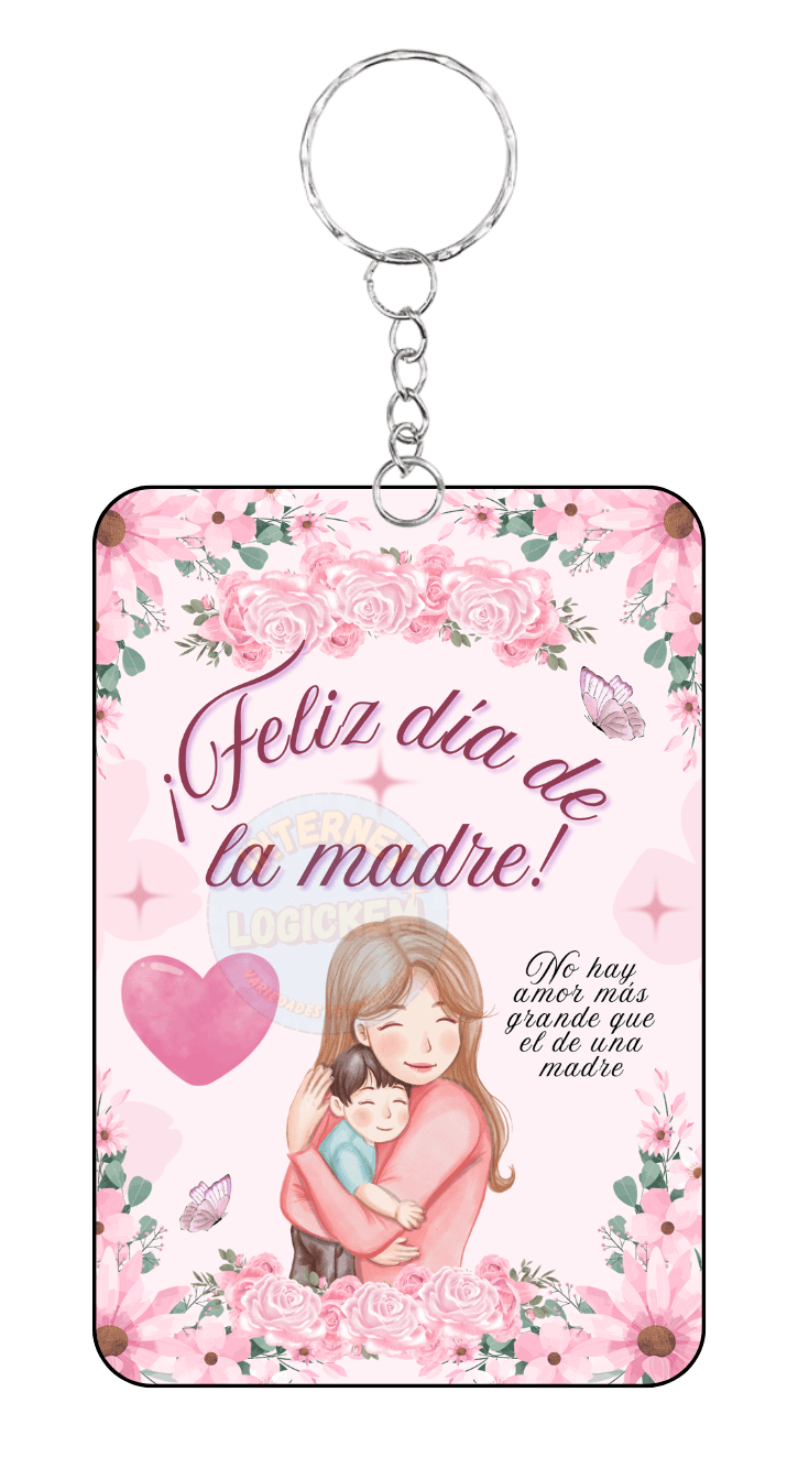 Llavero Día de la Madre con Diseño Personalizable